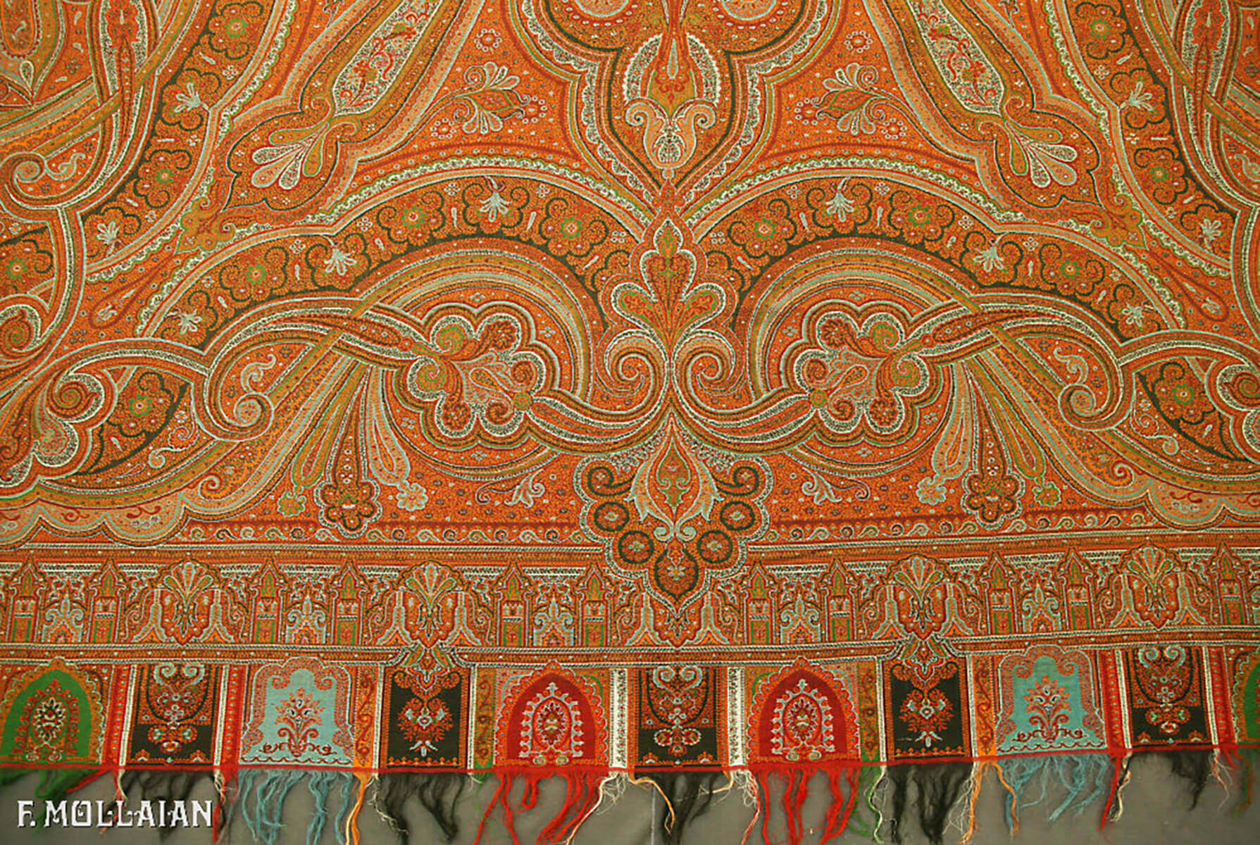 Antique Textile Kashmir n°:47472692